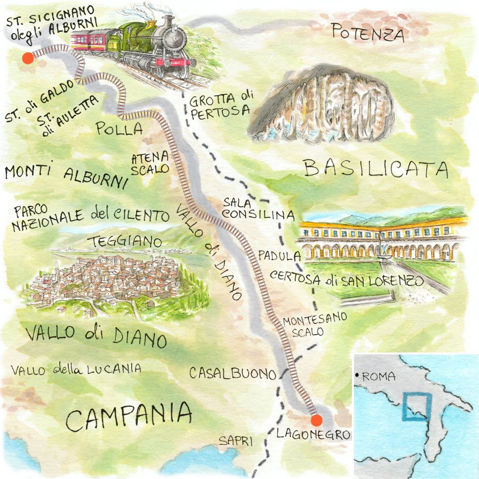 Tra Campania e Basilicata – Sicignano e Lagonegro