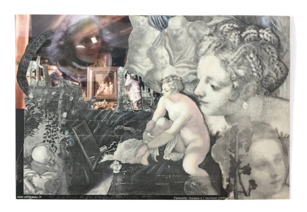 Collage Susanna e i Vecchioni